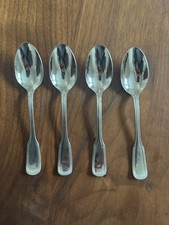 4 Guy Degrenne Perles Teaspoon