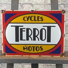 Plaque émaillée TERROT