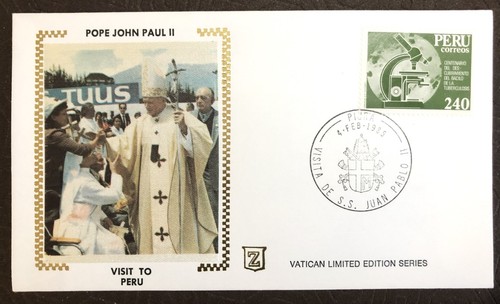 Fdc peru pope - peru,,
