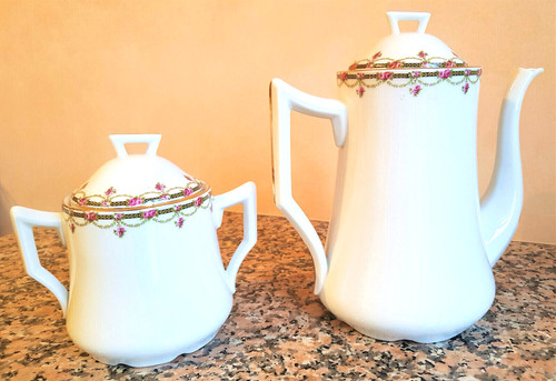 Cafetière sucrier - cafetière, et
