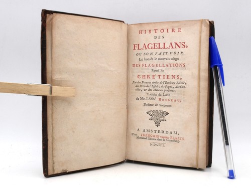 Usage des flagellations 1701 - flagellations, (1701