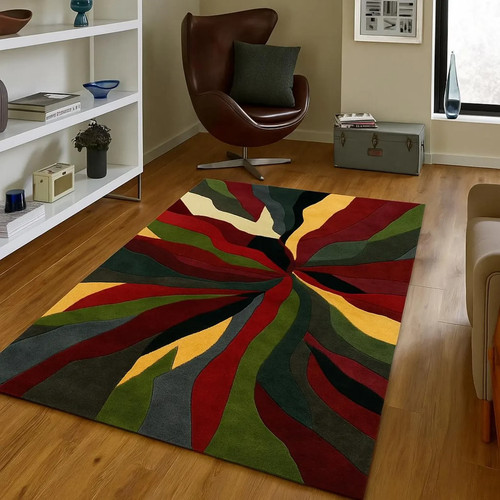 Tapis laine touffeté la - laine, à