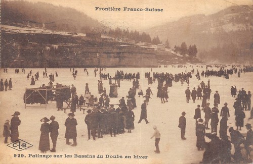 Cpa frontiere franco - cpa,
