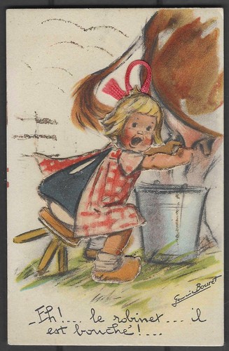 Carte postale germaine - carte,