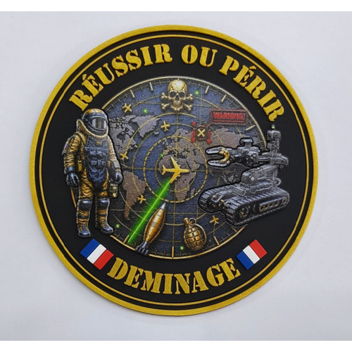 Ecussons deminage securite - deminage,