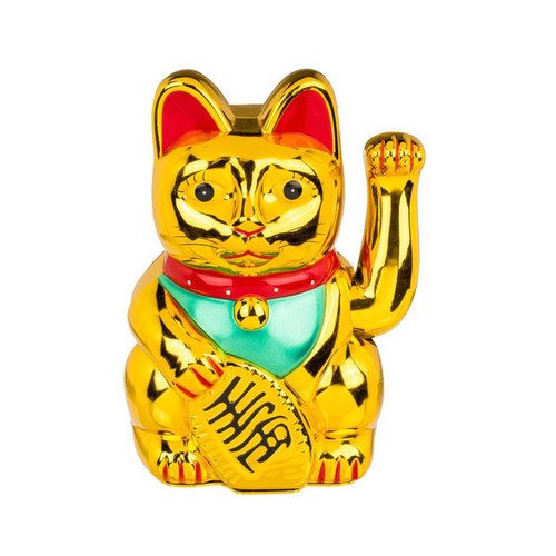 Statue chat porte bonheur - statue,
