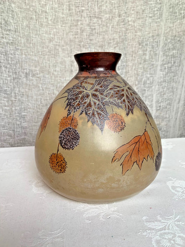 Vase boule signé - boule, (joseph