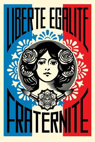 Lithographie shepard fairey - shepard, (