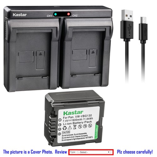 Kastar battery dual charger - battery,