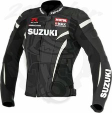 Suzuki Veste en Cuir de Moto