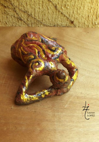 Sculpture statue raku - sculpture,