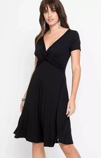 Robe Noire À Nœud Flamenco