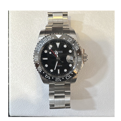 Parnis gmt automatic men - parnis,