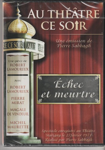 Dvd theatre soir echec - dvd, au