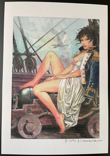 Manara tirage imprimé signé - imprimé,