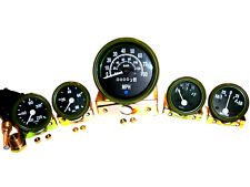 12V Willys Jeep M38 1952 Jauges Kit Avec Compteur de Vitesse - Vert Olive
