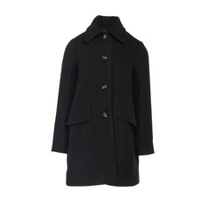 Maje manteau femme noir laine - manteau,