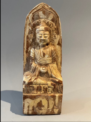 Ancienne stèle chinoise - , en