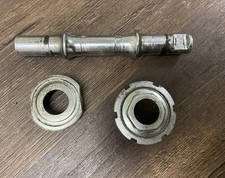 Boitier de Pédalier OMG 36X24F l.136 Ancien Vélo Course Vintage Eroica 1970's