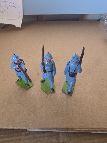 Lot soldats en plomb - de,