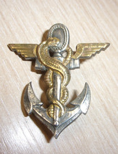 Insigne Corps de Santé Colonial -caducée d'Esculape - Service de Santé - SSA