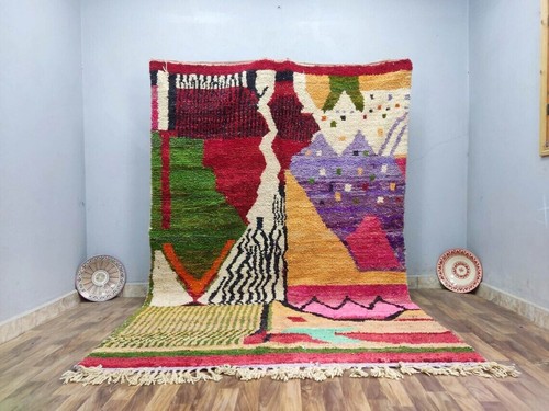 Tapis berbère coloré