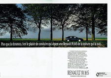 publicité Advertising 0923 1991   Renault 19 16 s   R 19 vitesse pointe  2p