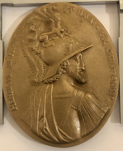 Médaille bronze henri iv - en,