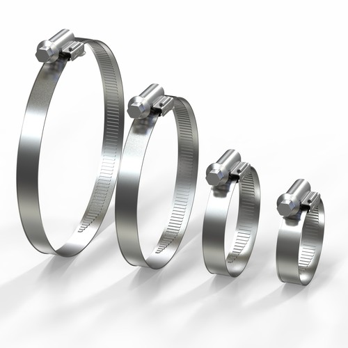 Collier durit acier inox - à,