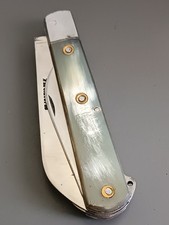 ANCIEN COUTEAU 4 pièces, 74 ST JOANIS MONDIÈRE, THIERS, XXème, manche corne