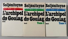 L'ARCHIPEL DU GOULAG - ALEXANDRE SOLJENITSYNE / SEUIL 1974-76 / 3 TOMES EO