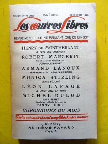 Revue les oeuvres - revue, 79