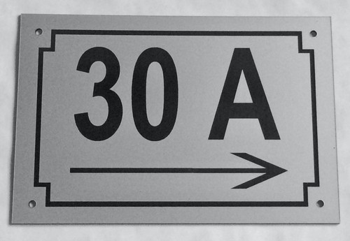 Plaque pvc numero - de, rue