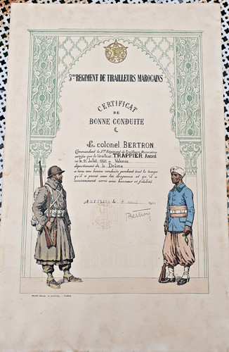 Régiment de tirailleurs - de,
