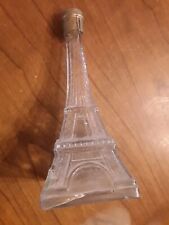 objet bistrot/bouteille verre tour eiffel/sans bouchon