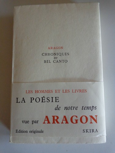 Aragon chroniques bel canto - chroniques,