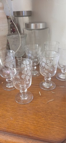 Verres anciens gravés - 6,