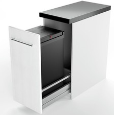 Hailo Wertstoffbox 34x62cm Poubelle 53 L à Encastrer En 40 À 90cm Armoire 41957