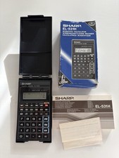 Calculatrice Vintage Boîte Sharp EL-531H Complet Rare