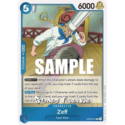 One piece card game - card, zeff
