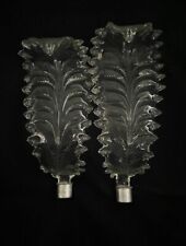 Couple Recharge Feuille Verre Lustre Murano Barovier D.Attache 2,8 CM