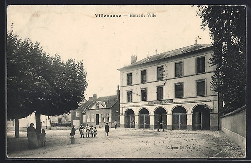 Cpa villenauxe hôtel de - cpa,