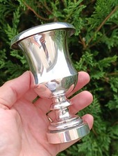 Christian Dior  Coupe calice vase medicis métal argenté France vintage