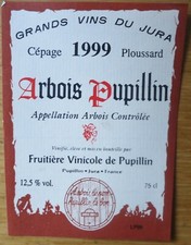 Etiquettes vin FRANCE ARBOIS