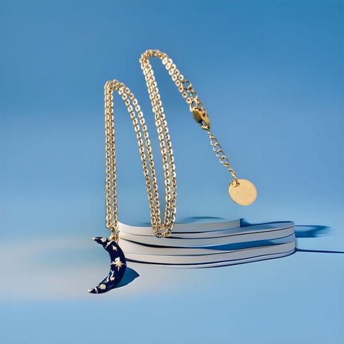 Collier constellation lune - collier,