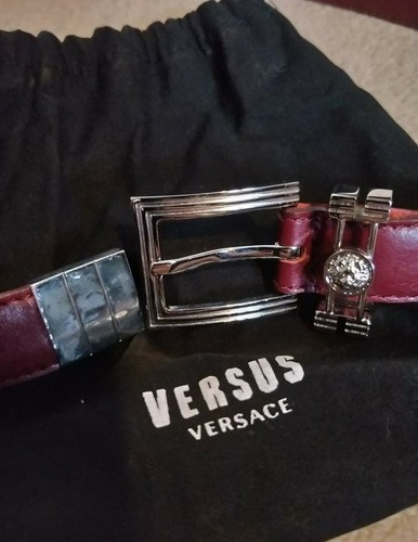 Ceinture versace bordeaux - versace,