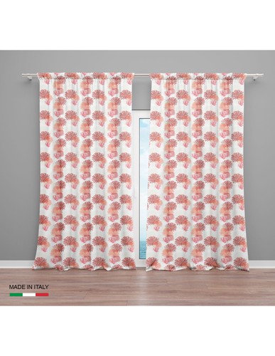 Rideau corail rouge 160x300 - rideau,