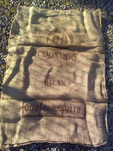 Sac café toile de jute - sac, a