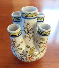 Pique fleurs / Bouquetière - Faience de Desvres - Signée Fourmaintraux - TBE !