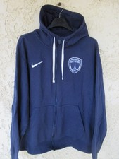 Veste à capuche VENDÉE POIRÉ FOOTBALL training NIKE jacket bleu marine coton XL